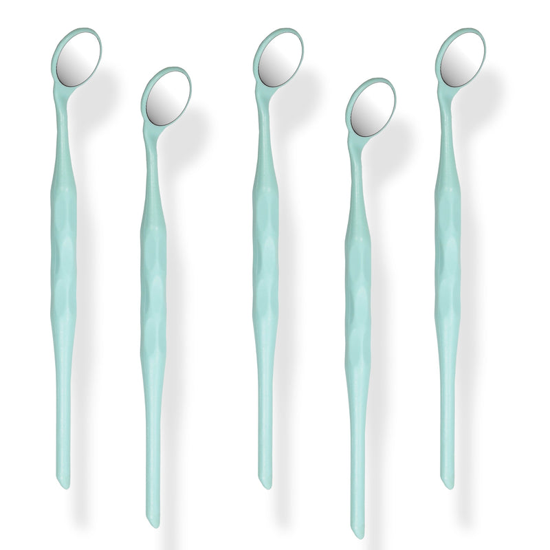 5 Pieces Dental Autoclavable Disposable Mouth Mirror Green -ORAL32 - Osung USA