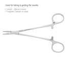 Osung 6.3" Tungsten Carbide Mayo Hegar Needle Holder Premium -NH160TC - Osung USA