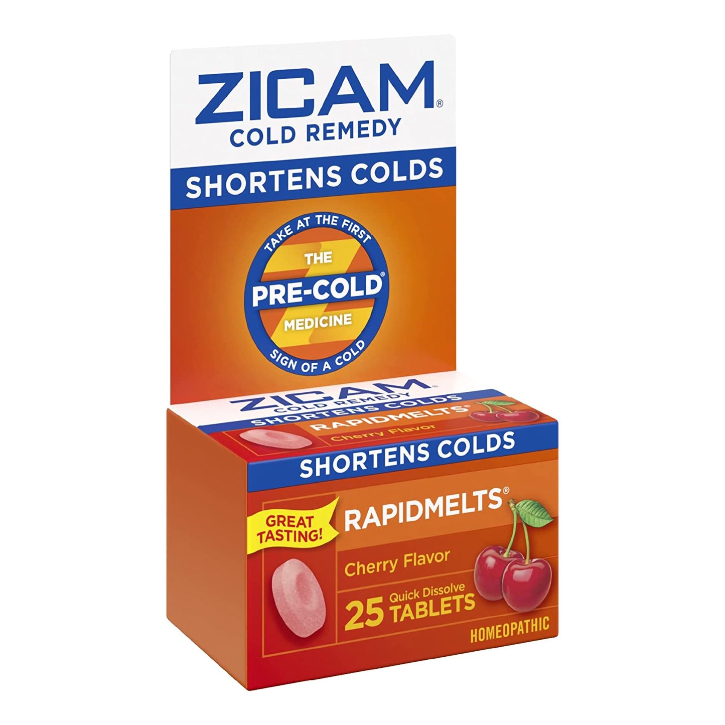 Zicam Zincum Aceticum / Zincum Gluconicum Cold and Cough Relief 25/BOX -73221630004