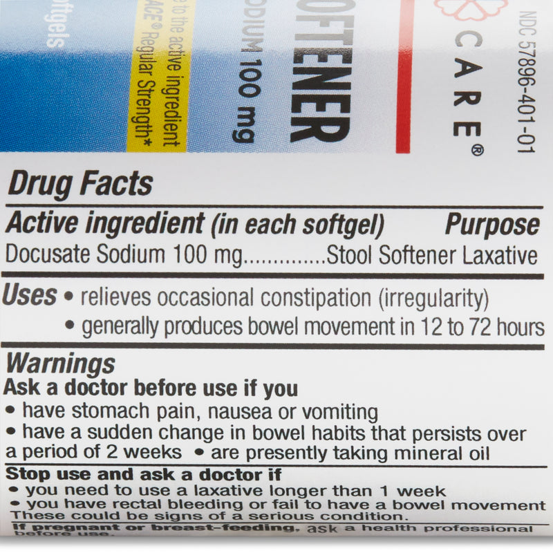 Geri-Care® Docusate Sodium Stool Softener