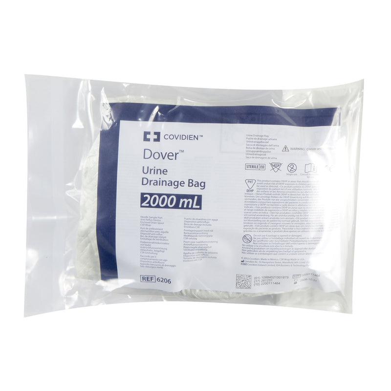 Dover™ Urinary Drainage Bag, 2000 mL 20/CASE -6206 - BriteSources