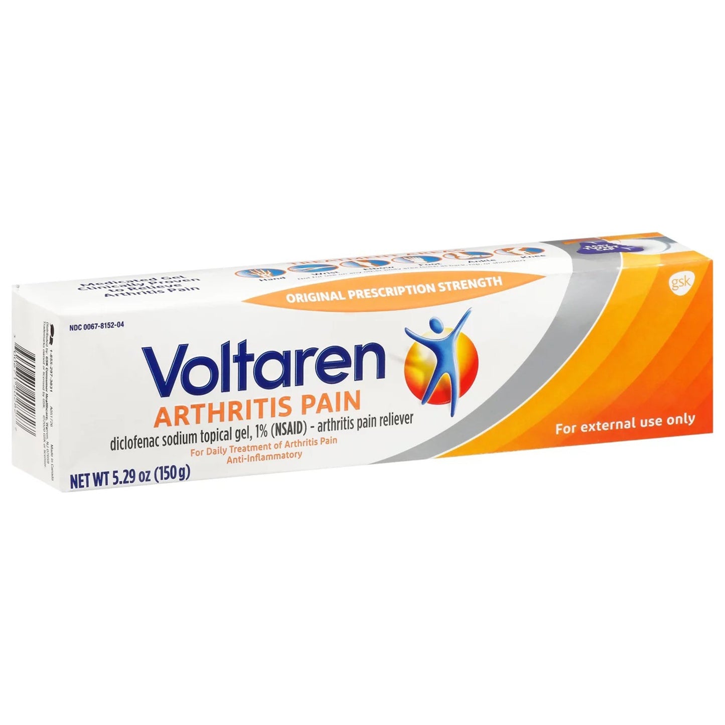 Voltaren Arthritis Pain Topical Gel, 5.29 ounce tube