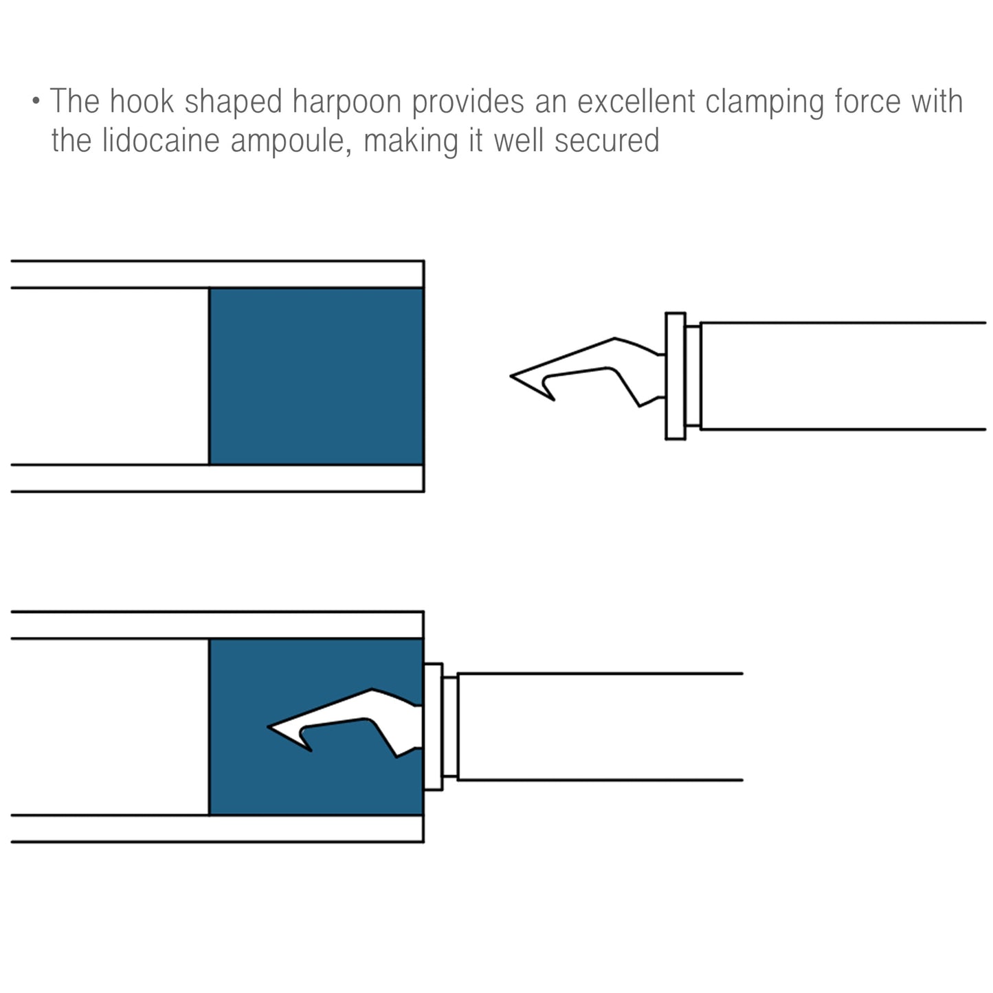 Osung 1.8 cc Dental Aspirating Syringe Arrow Shape -SAF1 - Osung USA