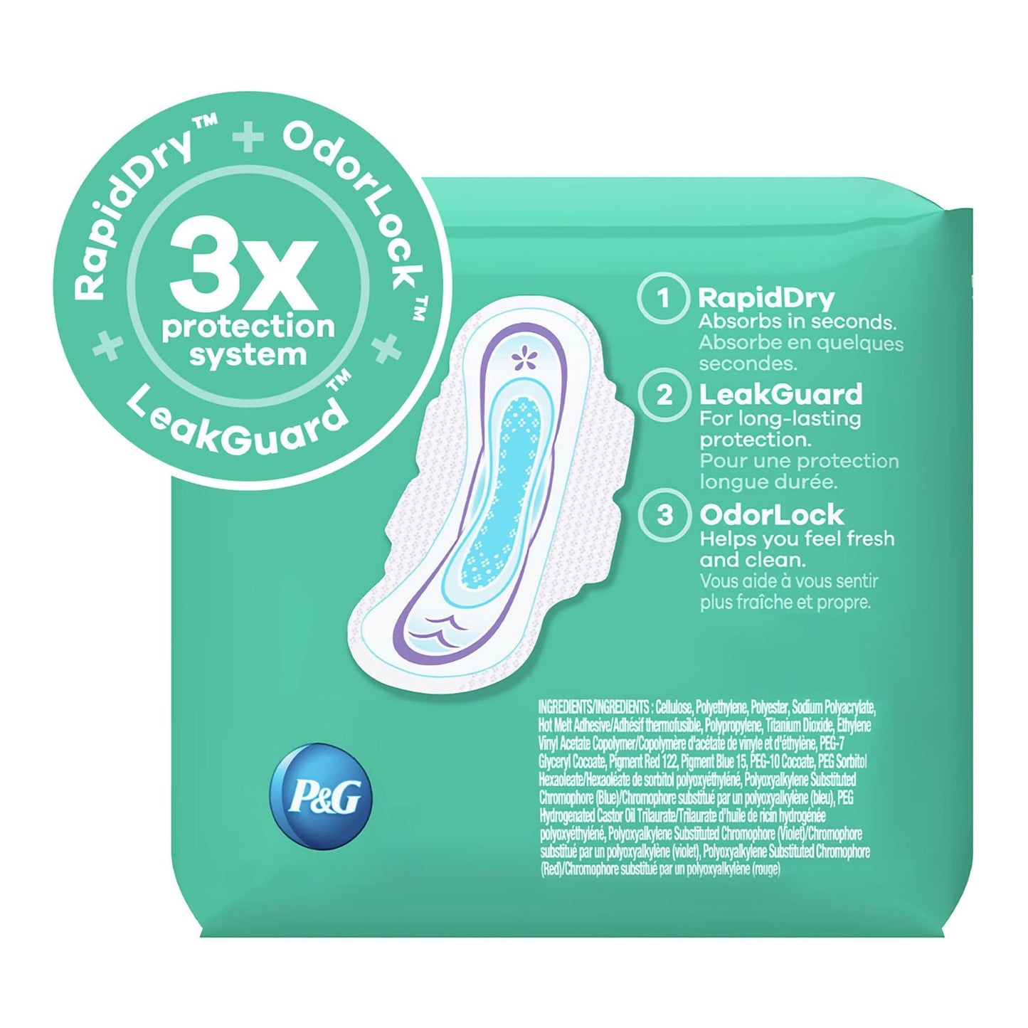 Always Ultra Thin Extra Long Super Pads, Size 3 28/PACK -03700089907