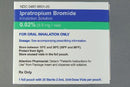 IPRATROPIUM BRO INH SOL, 2.5ML, 0.02%, 25/PK, SOLD AS PACK INSOURCE, 10000061