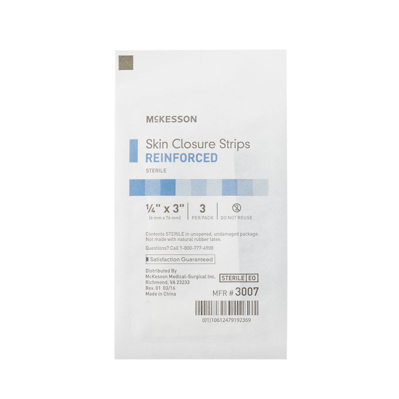 McKesson Skin Closure Strip, ¼ X 3 Inch