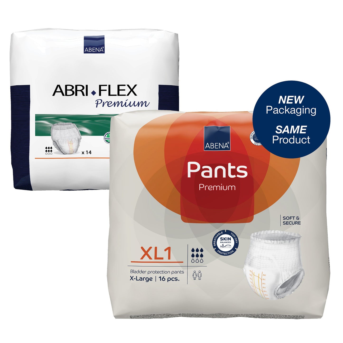 Abena Premium Pants XL1 Incontinence Brief, X-Large 16/PACK -1000021328