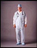 FLUID RESISTANT COVERALLS, ELASTIC CUFFS, X-LARGE, 25/CS, SOLD AS CASE BUSSE 23