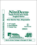 GLOVES, SURGICAL, SIZE 6½, NITRILE, STERILE, PF, TEXTURED, 50 PR/BX, 4 BX/CS, SOLD AS CASE INNOVATIVE 10000124