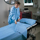 Halyard Bed Sheets Sheet Stretcher Blu 40X8480/Cs -67783 - BriteSources