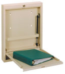FULL SIZE WALL DESK, MANUAL CLOSE DOOR & FLAT KEY, BEIGE, 23¾"H X 30"W X 3"D, SOLD AS EACH OMNIMED, 94