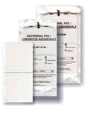ABDOMINAL PAD, 5" X 9", NON-STERILE, SEALED ENDS, 576/CS, SOLD AS CASE AMD-MEDICOM 10000212
