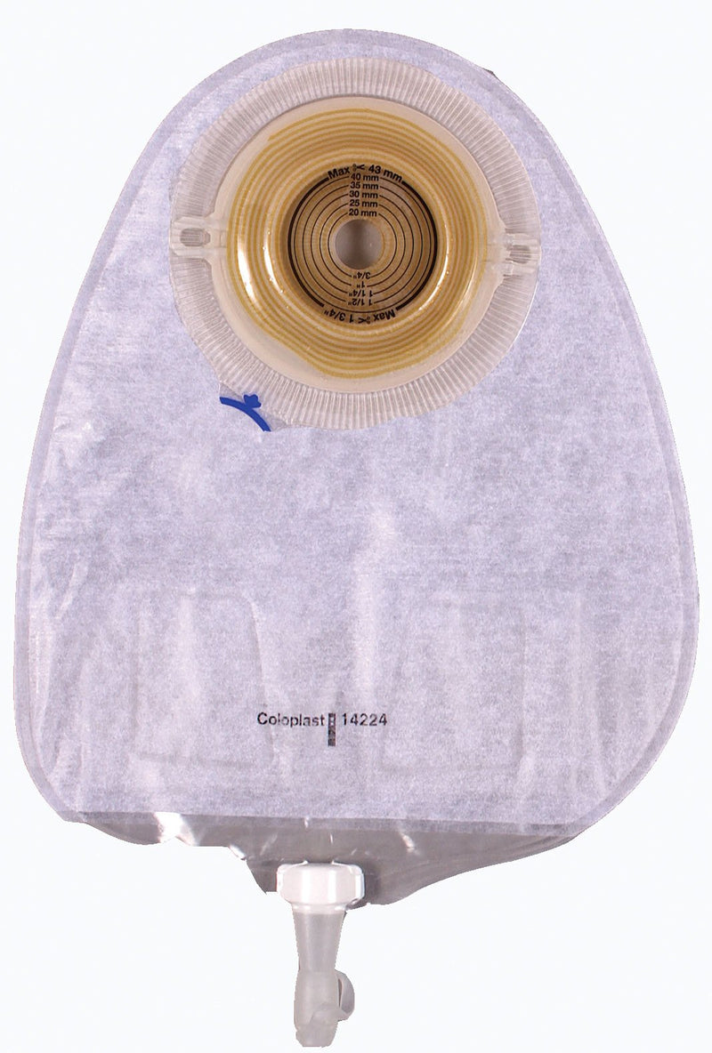 Assura New Generation One-Piece Drainable Transparent Urostomy Pouch, 10 Inch Length, 3/8 to 2¼ Inch Stoma 10/BOX -14222 - BriteSources