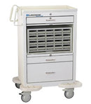 MEDICAL CART, KEY LOCK, 4-DRAWER, DRAWER CONFIGURATION: 2-3, 1-6, 1-9, SOLID GRAY, SOLD AS EACH LAKESIDE 69