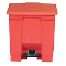 6145 STEP-ON WASTE CONTAINER, 18 GALLON, RED, SOLD AS EACH BUNZL 10000605