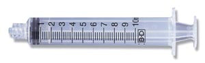 SYRINGE ONLY, 10ML, LUER-LOK™ TIP, STERILE, INDIVIDUALLY WRAPPED, 200/CTN, 2 CTN/CS, SOLD AS CASE BD 209