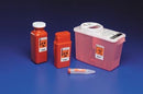 TRANSPORTABLE FLIP TOP DISPOSAL CONTAINER, 1 QT, RED, 8¾"H X 2½"D X 4½" W, 20/CS, SOLD AS CASE CARDINAL 261