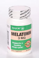 MELATONIN TABLET, 3 MG, 60 CT, NDC