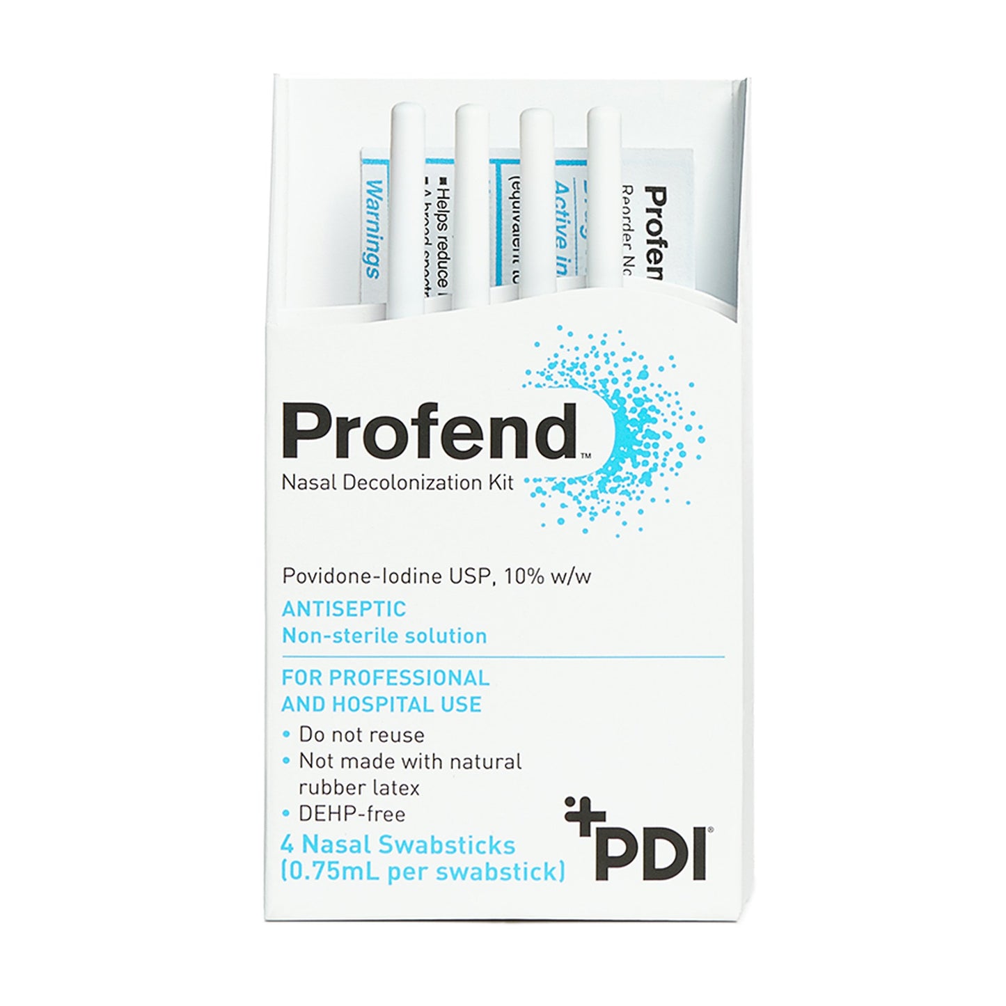 Profend Impregnated Nasal Swabstick Kit 12/BOX -X12048