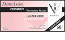 MASK, PROCEDURE, EAR LOOP, PLEATED, LATEX FREE , 3-PLY, BLUE, ASTM LEVEL 1, 50/DISPENSER, 10 DISP/CS, SOLD AS CASE INNOVATIVE 10000124