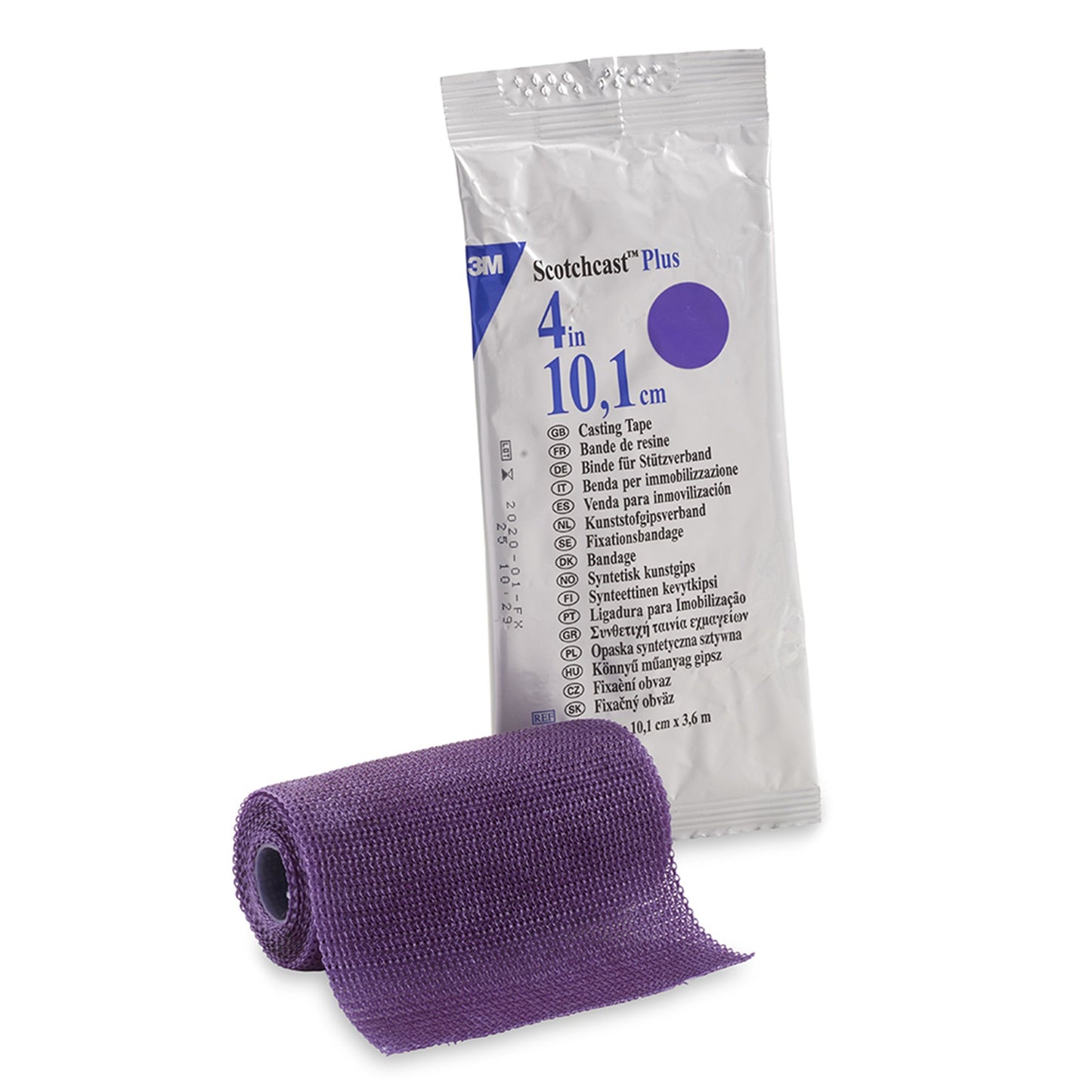 3M™ Scotchcast™ Plus Purple Cast Tape, 4 Inch x 4 Yard 10/CASE -82004U