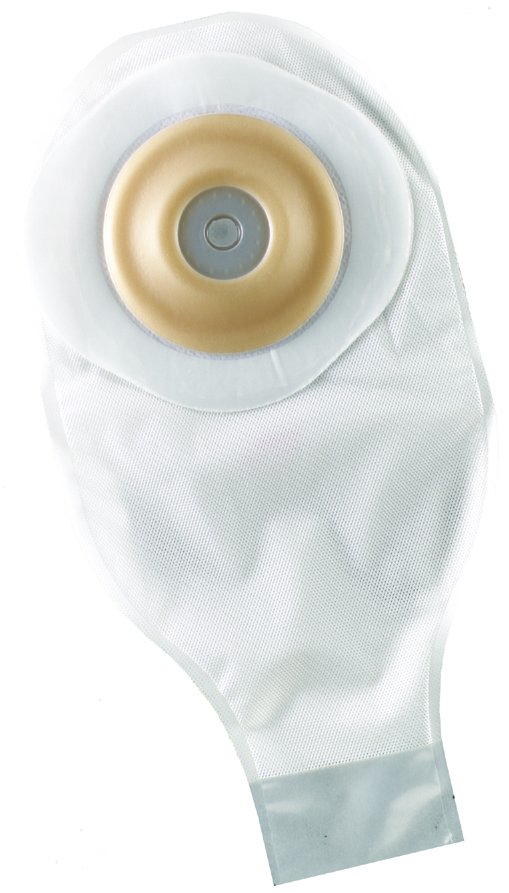 ActiveLife One-Piece Drainable Transparent Colostomy Pouch, 12 Inch Length, 1 Inch Stoma 5/BOX -175784