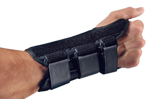 Wrist Splint ProCare ComfortForm Palmar Stay, Aluminum/Foam/Lycra, Black, Right Hand, X-Small 1/EACH -79-87282