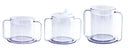 3 HANDLE MUG, CLEAR, 9 OZ, SOLD AS EACH KINSMAN 10000721 - BriteSources