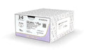 SUTURE, REVERSE CUTTING, SIZE 1, 27", UNDYED BRAIDED, NEEDLE CP-2, ½ CIRCLE, 3 DZ/BX, SOLD AS BOX ETHICON 243