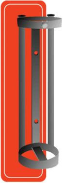 Mada Cylinder Brackets Wall Bracket For D/E Cylinder, Painted -2036 - BriteSources