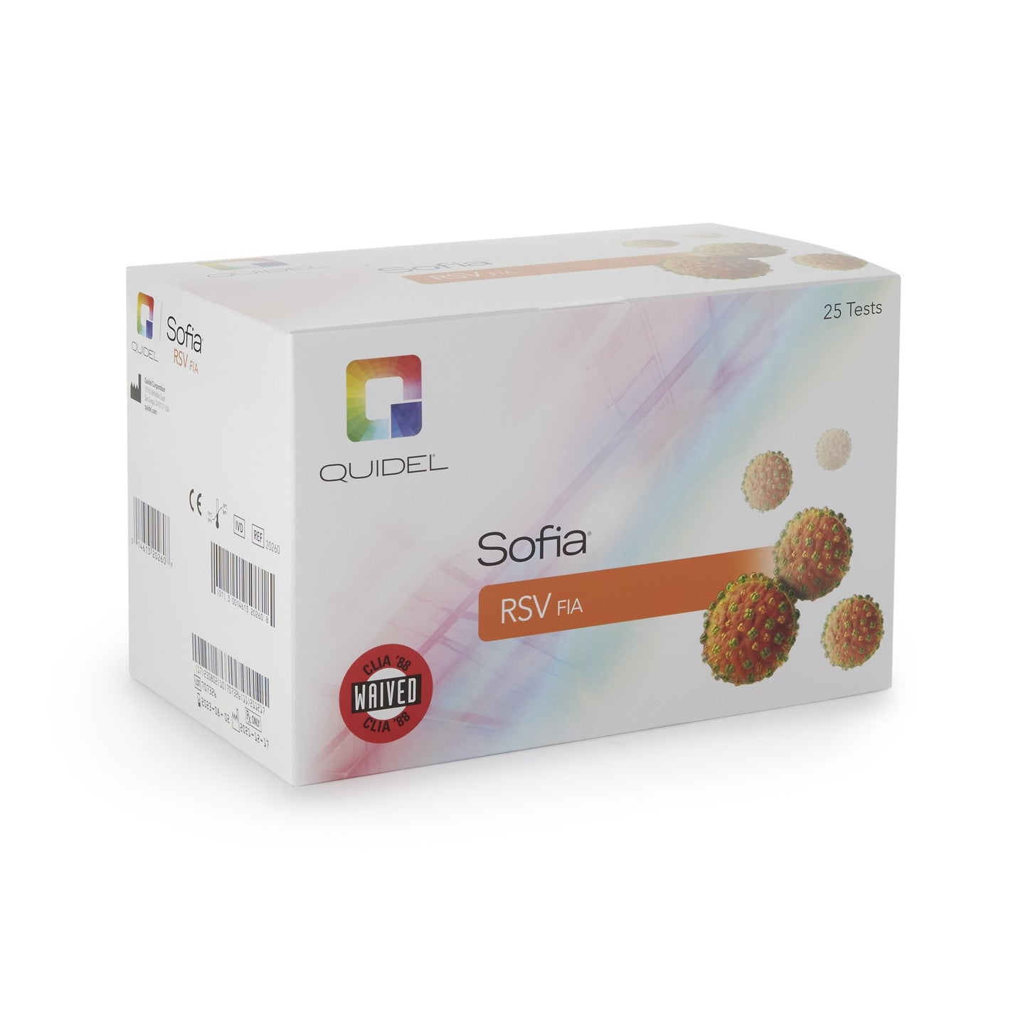 Sofia RSV FIA Respiratory Syncytial Virus Fluorescence Immunoassay (FIA) Respiratory Test Kit 25/KIT -20260