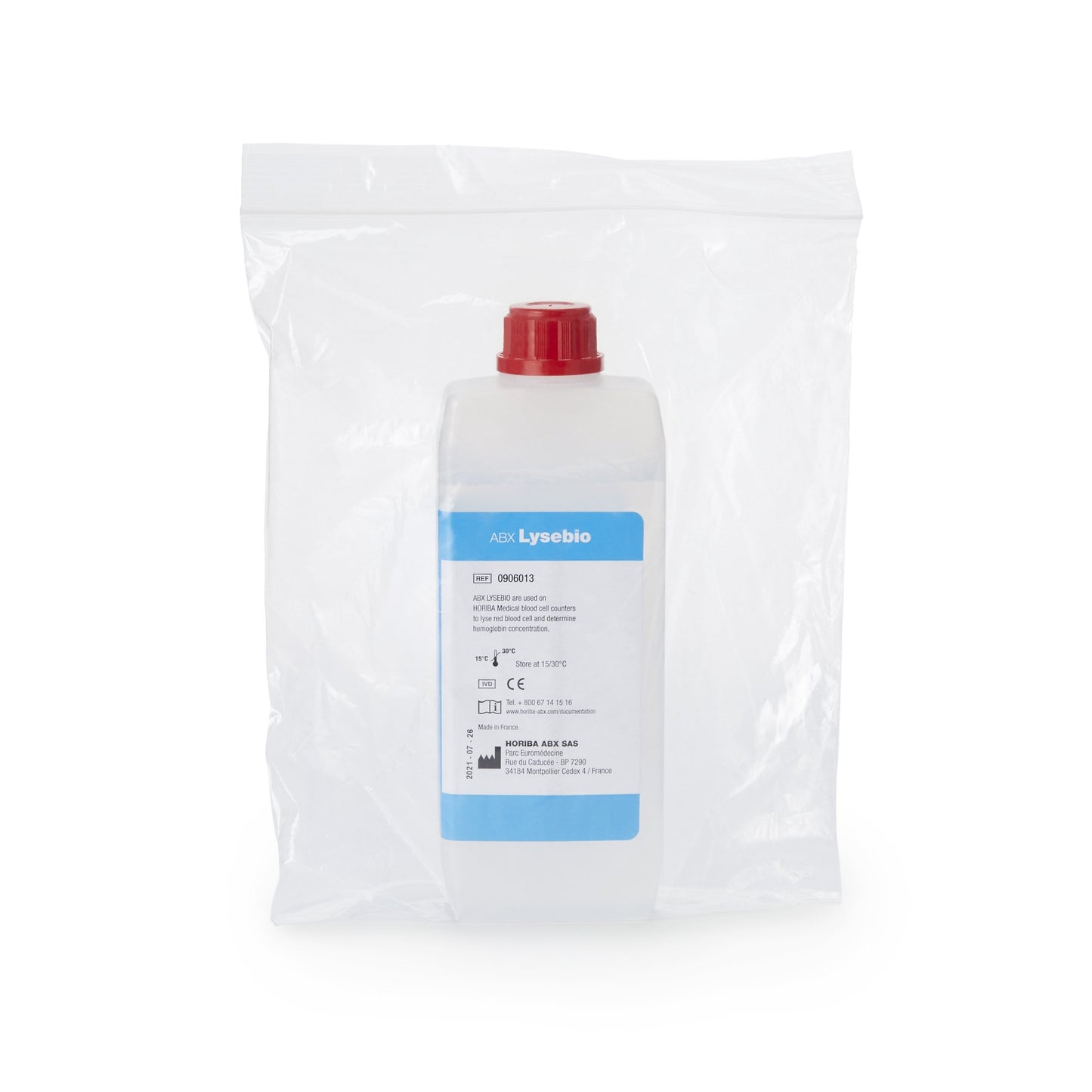 ABX Lysebio Reagent for use with ABX Pentra Xl 80 / Pentra 60 / 80, Red Blood Cell Lysing Agent 1/EACH -1210906013