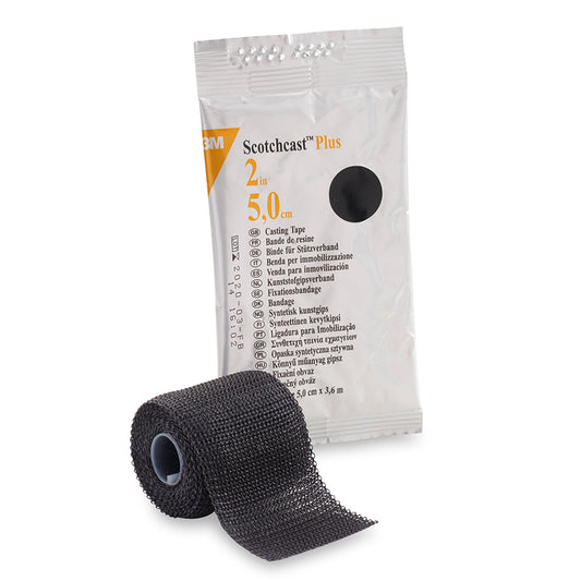 3M™ Scotchcast™ Plus Black Cast Tape, 2 Inch x 4 Yard 10/CASE -82002A