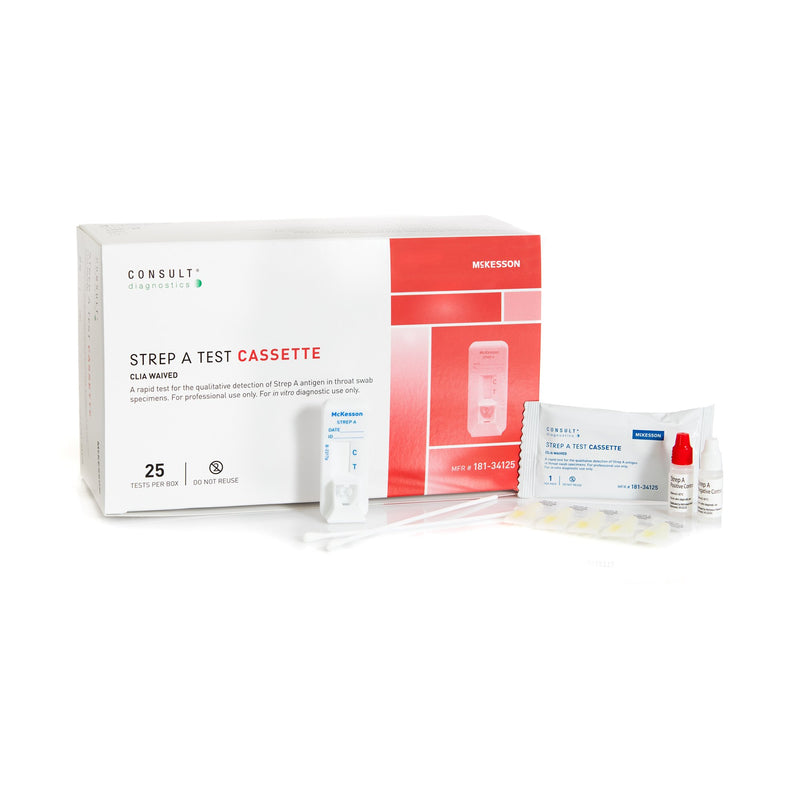 McKesson Consult™ Strep A Infectious Disease Immunoassay Respiratory Test Kit