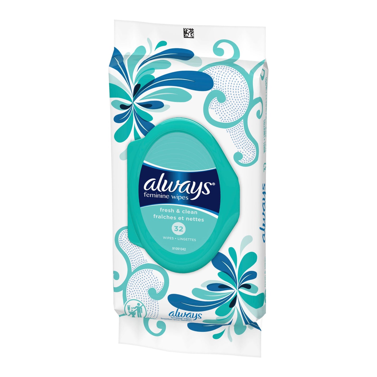 Always Feminine Wipes Fresh & Clean 31/PACK -03700095899