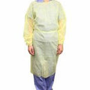 PROTECTIVE GOWN, 80" X 45", OVER-THE-HEAD, POLY, AAMI LEVEL 2, 75/CS, SOLD AS CASE TIDI 203