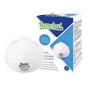MASK, N95 SURGICAL RESPIRATOR, NIOSH-CERTIFIED, FDA AND CDC-LISTED, FOLDABLE-DESIGN W/ VALVE, 10/BX, 20BX/CS, SOLD AS CASE MEDIVENA 10001205