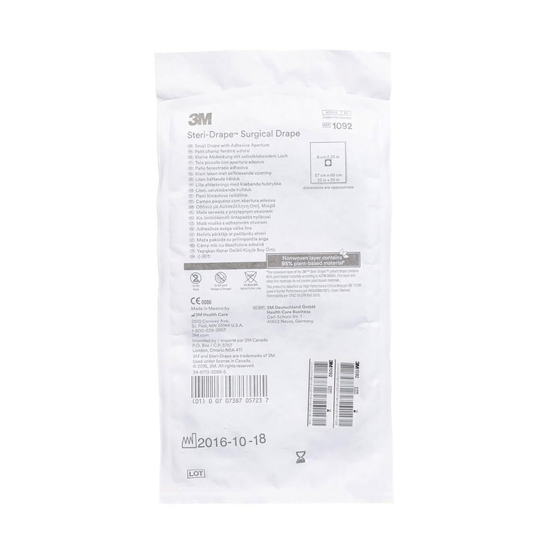 3M™ Steri-Drape™ Sterile Small Surgical Drape, 22 x 25 Inch