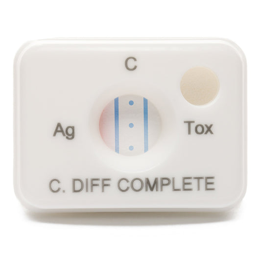 TechLab Quik Chek Complete Clostridium Difficile (C. Diff) Toxins A and B Enzyme Immunoassay (EIA) Digestive Test Kit 25/KIT -30525C