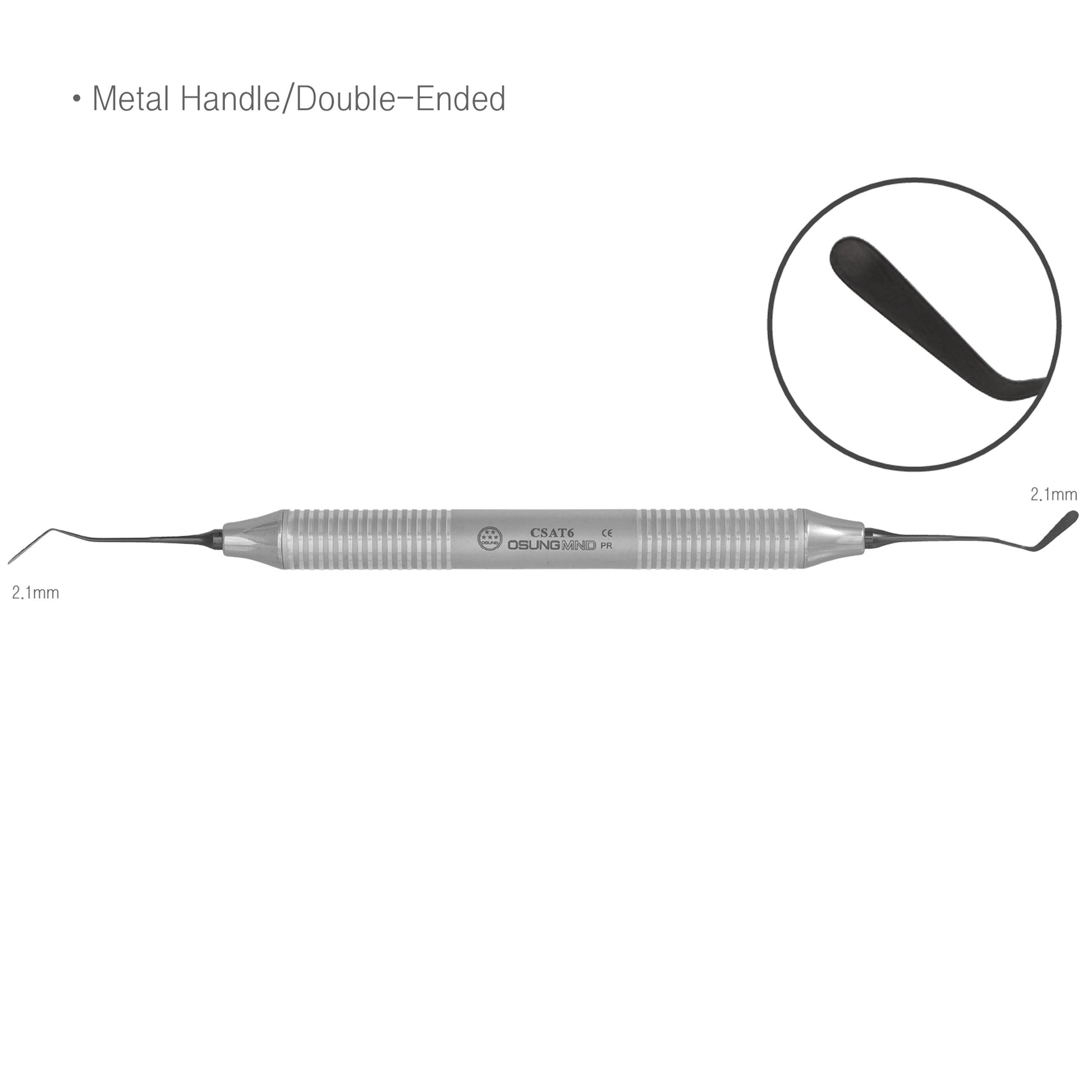 Osung #6 Composite instrument 2.1mm Double Ended -CSAT6 - Osung USA