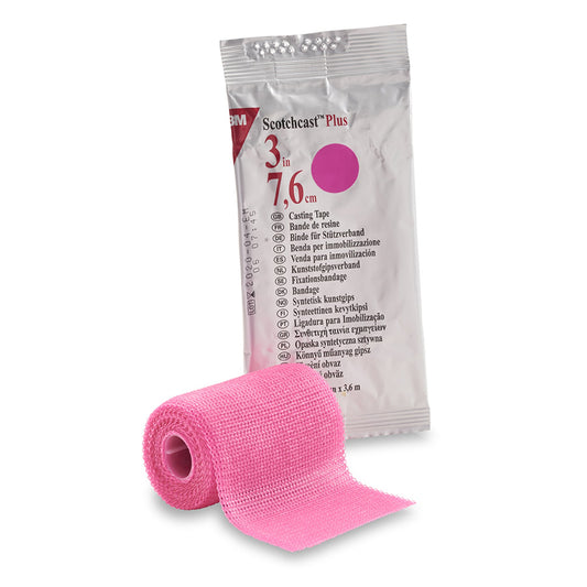 3M™ Scotchcast™ Plus Cast Tape, Bright Pink, 3 Inch x 4 Yard 1/EACH -82003X