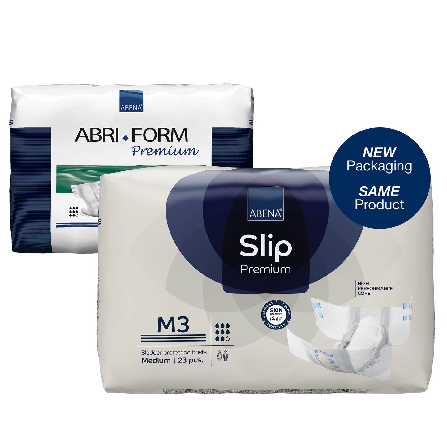 Abena Slip Premium M3 Incontinence Brief, Medium 23/PACK -1000021286