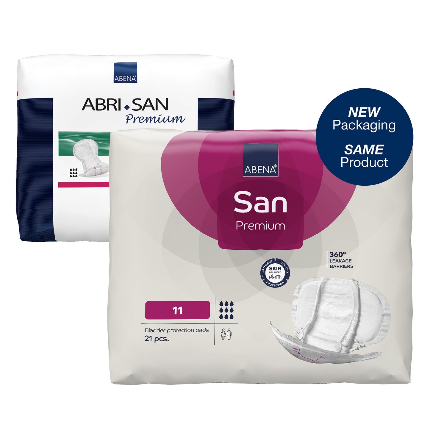 Abena San Premium Bladder Protection Pads, Size 11 84/CASE -1000021313