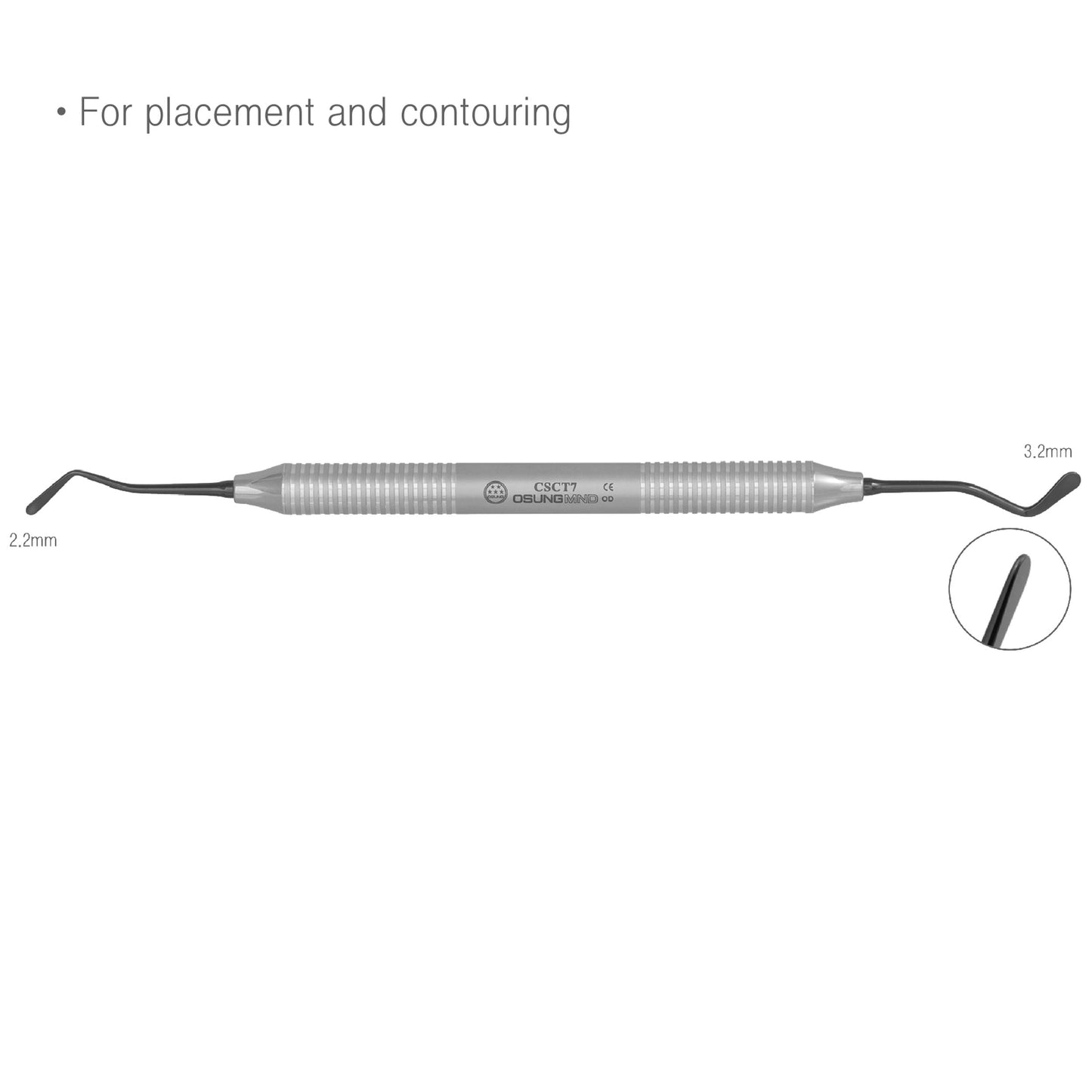 Osung #7 Titanium Dental Composite Instrument Premium -CSCT7 - Osung USA