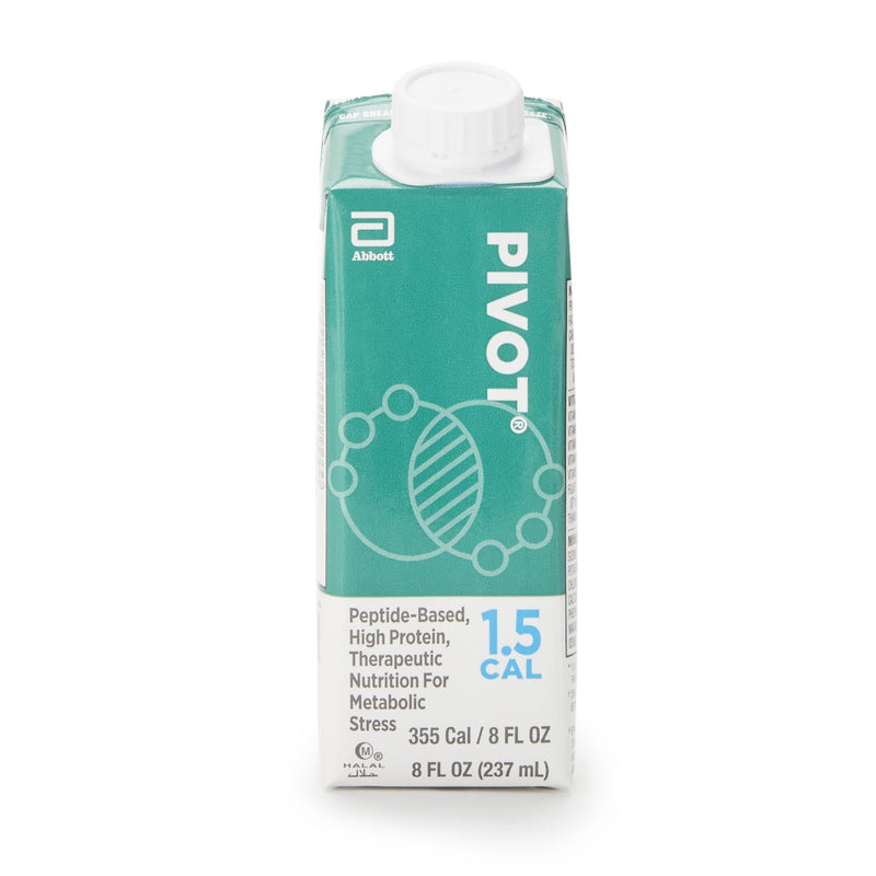 Pivot 1.5 Cal Peptide-Based, High Protein, Therapeutic Nutrition for Metabolic Stress, 8-ounce carton 24/CASE -65007