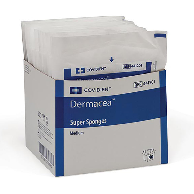 Dermacea™ Sterile USP Type VII Gauze Sponge, 6 x 6-3/4 Inch, 12-Ply 20/BOX -441201 - BriteSources