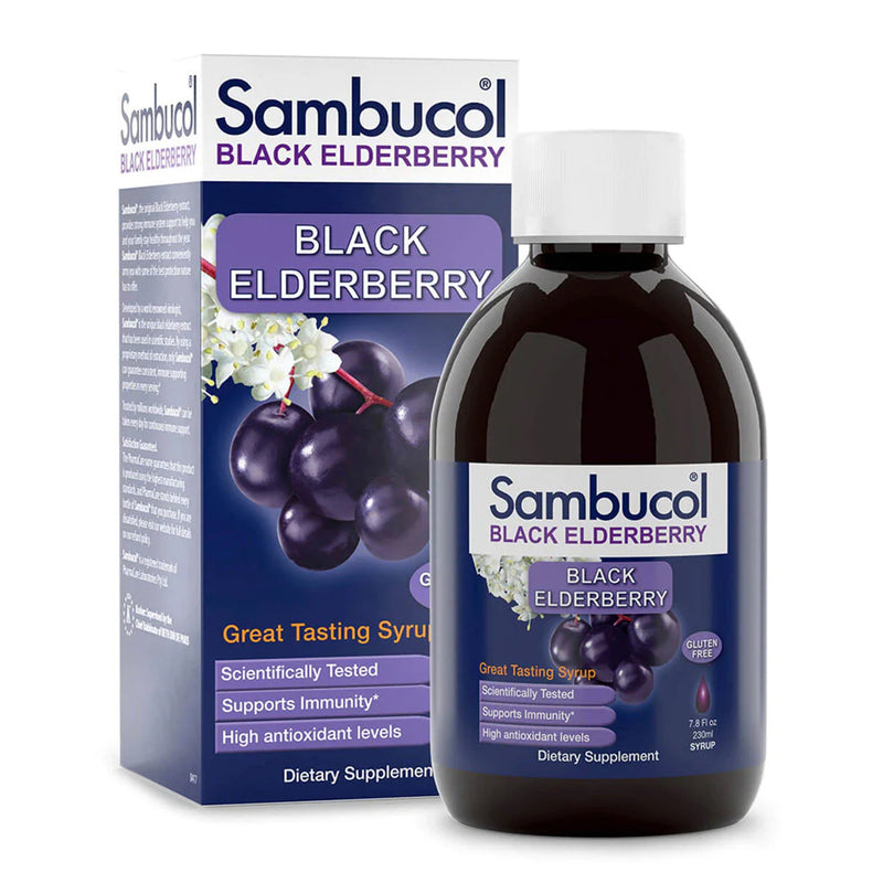 Sambucol® Black Elderberry Syrup, 7.8-ounce bottle