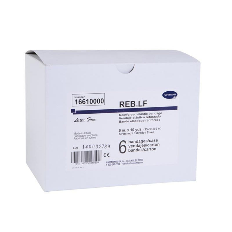 REB® LF Clip Detached Closure Elastic Bandage, 6 Inch x 10 Yard