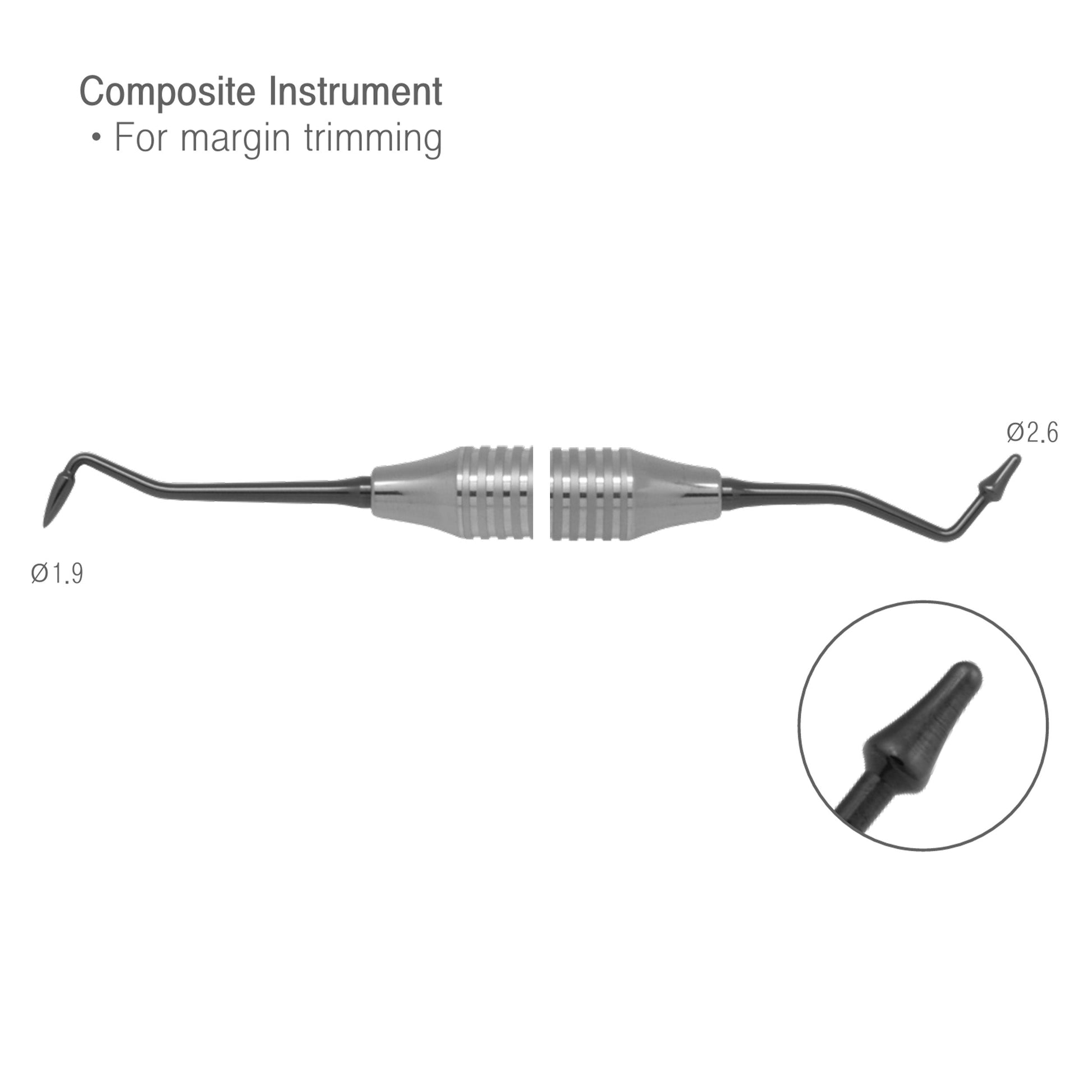 Osung #5 Titanium coated Margin Trimming Composite Instrument -CSCOM5 - Osung USA