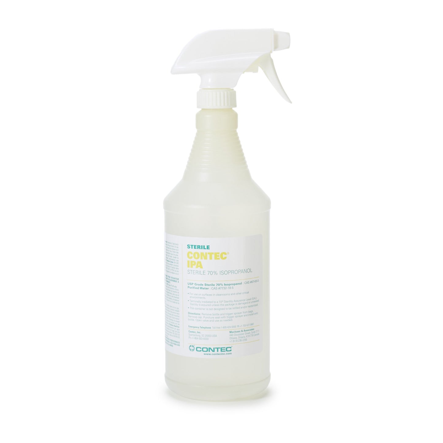 Contec Isopropyl Alcohol Antiseptic, 32 oz. Bottle